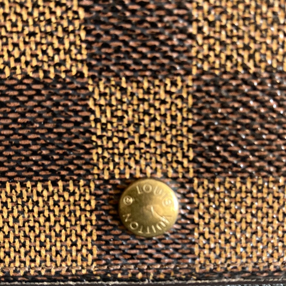 Louis Vuitton Damier Ebene Porte Monnaie Billets Tresor Wallet. - Picture 11 of 15